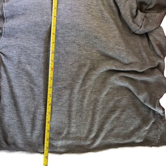 Wildfox Crop Hoodie Pullover Sweatshirt Star Print Grey Size Large - Picture 11 of 11